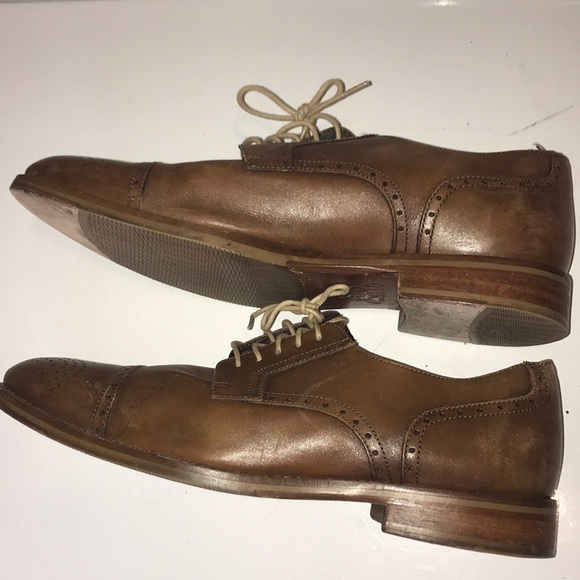 J & M Est. 1850 Conard Cap Toe Oxford Brown Wingtips Size 10.5 - Picture 8 of 15